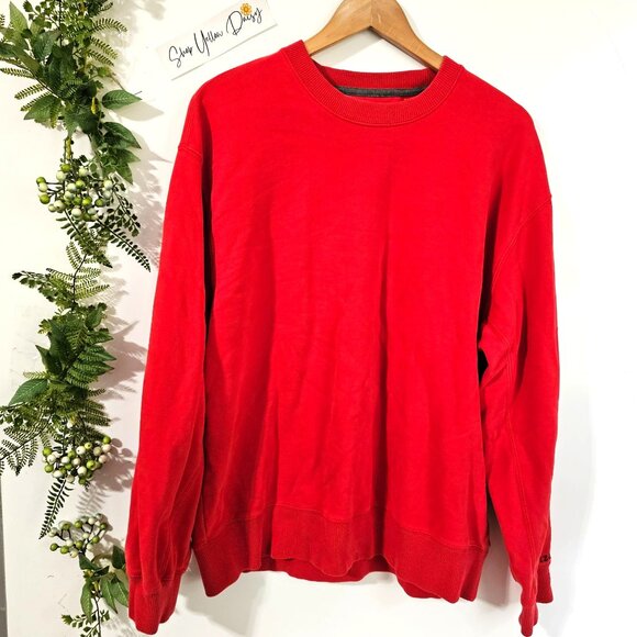 Izod Red Crewneck Sweatshirt XL Mens‎ ~ SW105.1.5 - Picture 1 of 4
